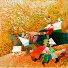 Children's play with buffalo II